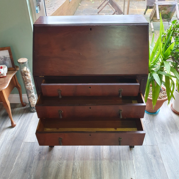 Vintage, Antique Solid wood Bureau, desk, work station