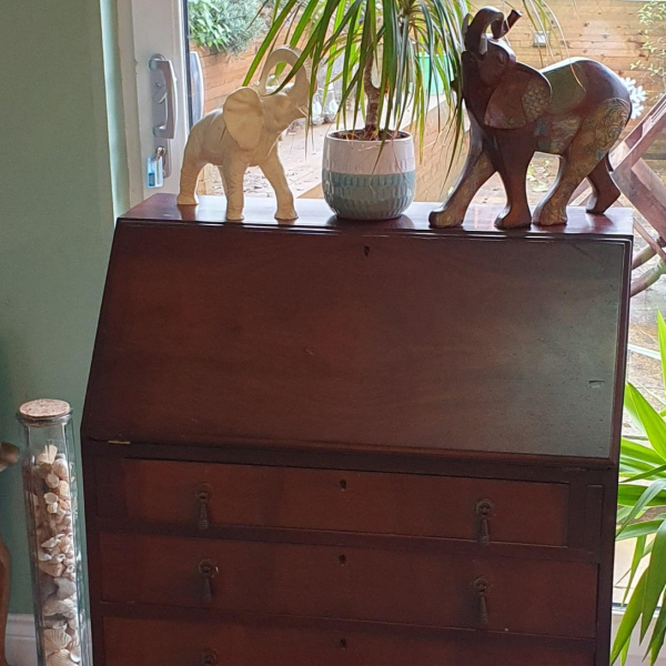 Vintage, Antique Solid wood Bureau, desk, work station