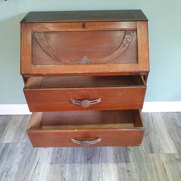 Solid Wood Antique Bureau