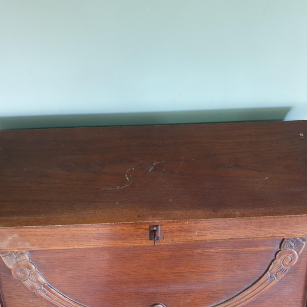 Solid Wood Antique Bureau